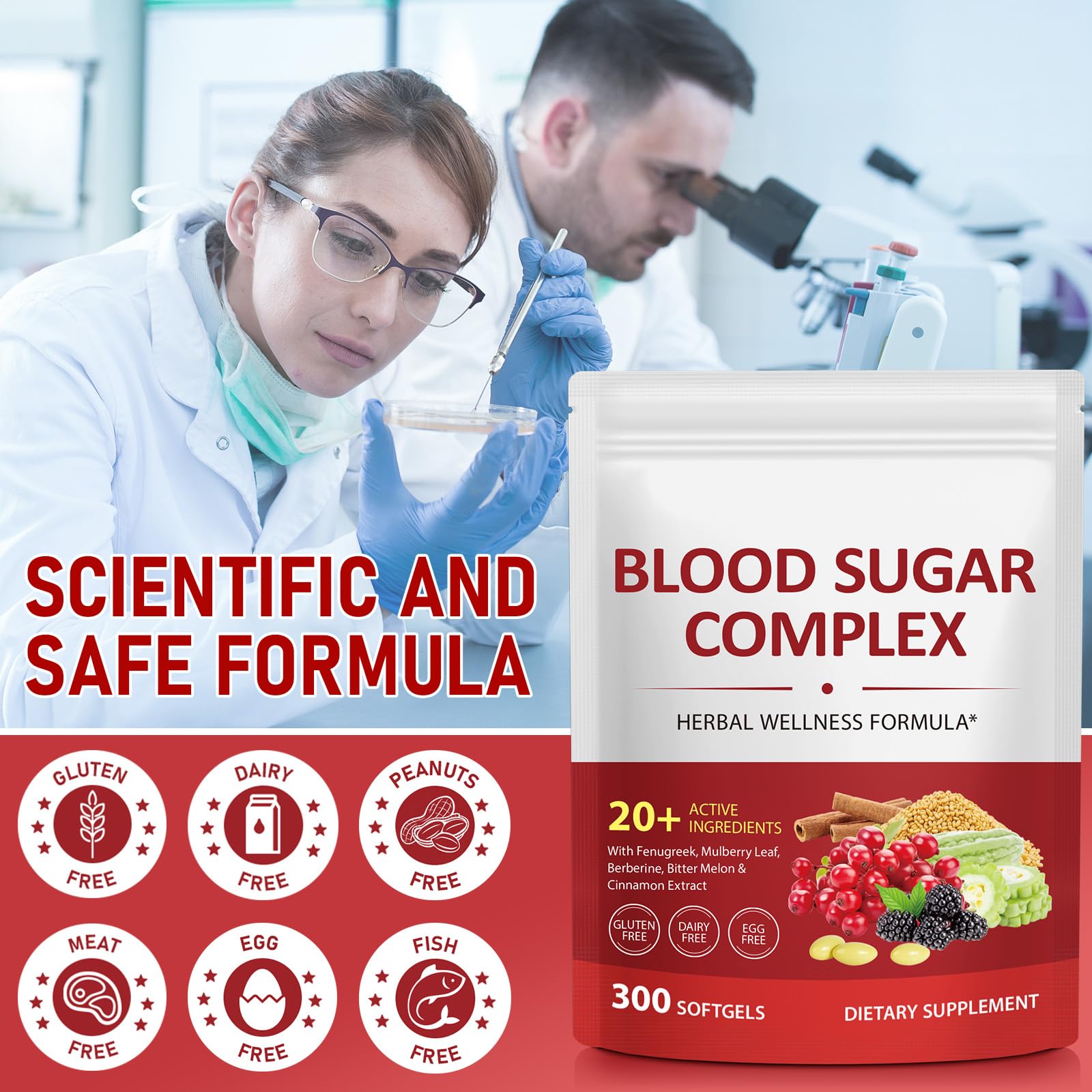Ruduwu Blood Sugar Complex capsules close-up