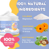 Ruduwu Magnesium Cream for Kids 191g side view