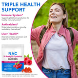 Ruduwu NAC Gummies 1000MG bottle with 60 gummies
