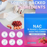 Ruduwu NAC Gummies 1000mg close-up of gummies