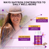 Ruduwu Saffron Supplement with a measuring spoon