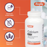 RUGBY LABORATORIES Calcium Tablets nutritional information