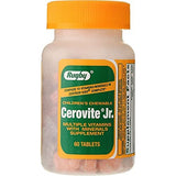 RUGBY LABORATORIES Cerovite Jr. packaging side view