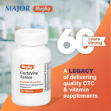 RUGBY LABORATORIES CertaVite Senior Multivitamin bottle on a kitchen counter