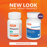 RUGBY LABORATORIES Melatonin 1mg Tablets packaging details