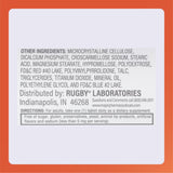 RUGBY LABORATORIES Nephro-Vite Multivitamin Tablets back view with ingredients