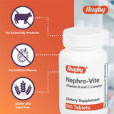 RUGBY LABORATORIES Nephro-Vite Multivitamin Tablets bottle with label