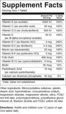 RUGBY LABORATORIES Therems Multivitamin packaging with ingredients list