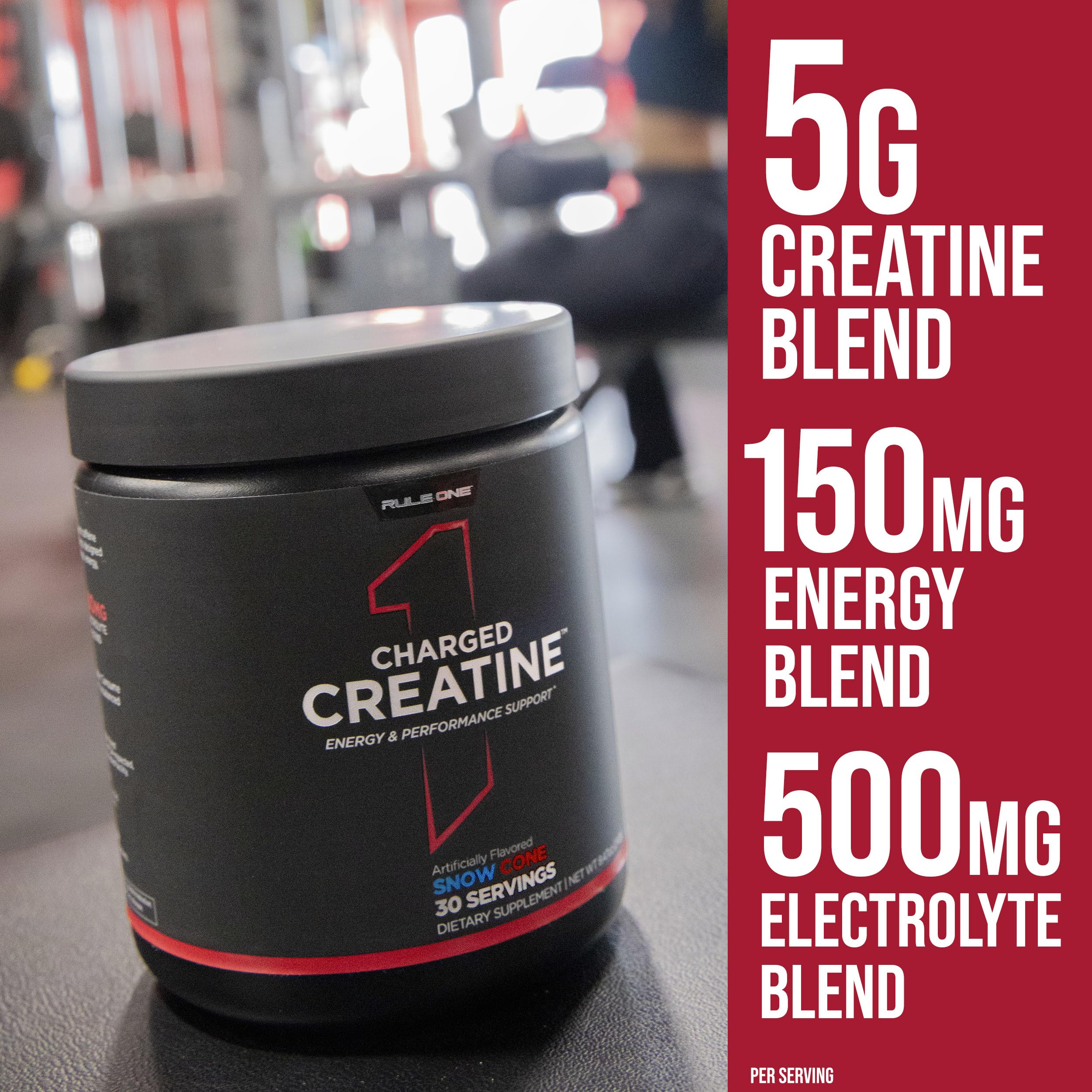 Rule 1 Proteins Charged Creatine 318g back view