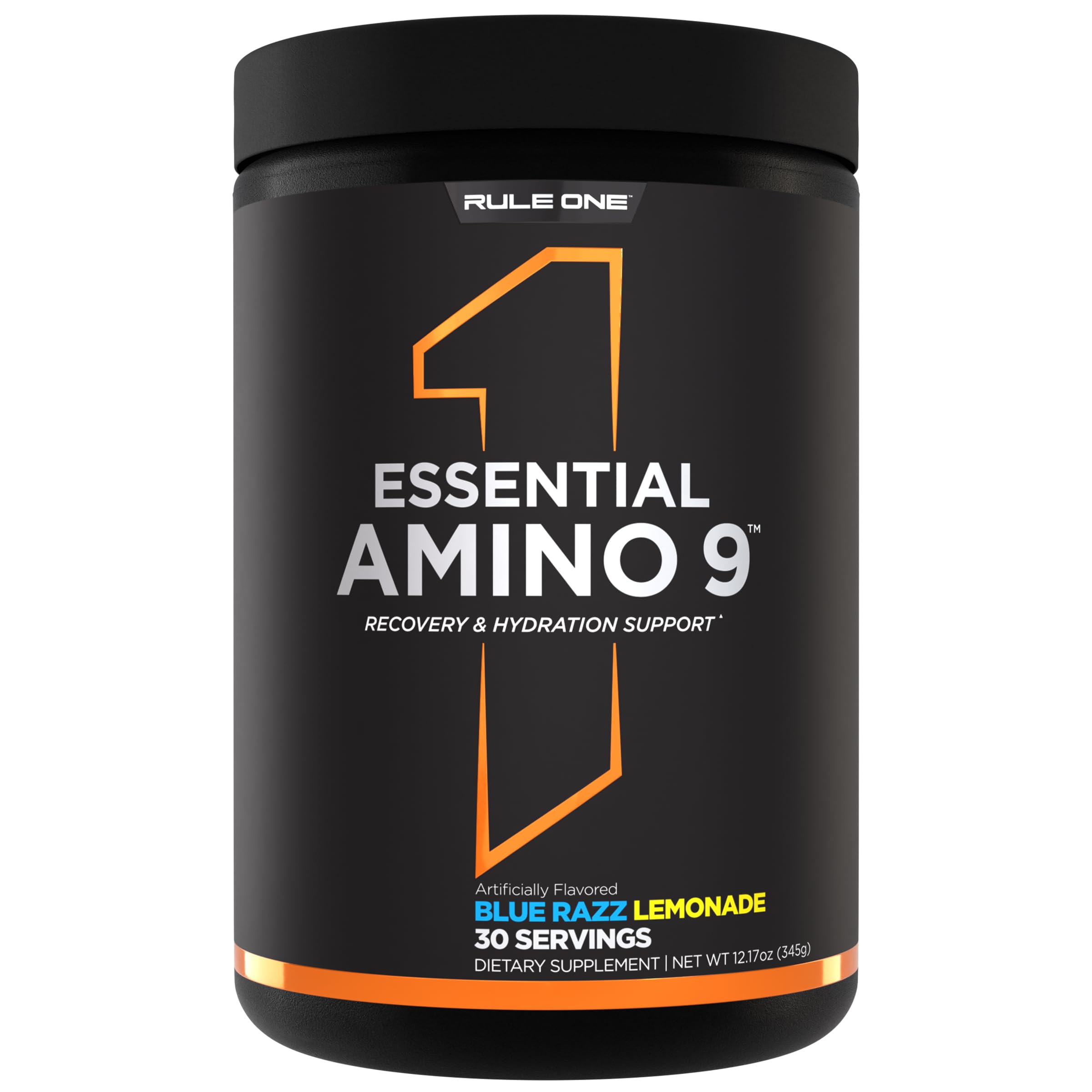 Rule 1 Proteins Essential Amino 9 BCAAs 345g front view