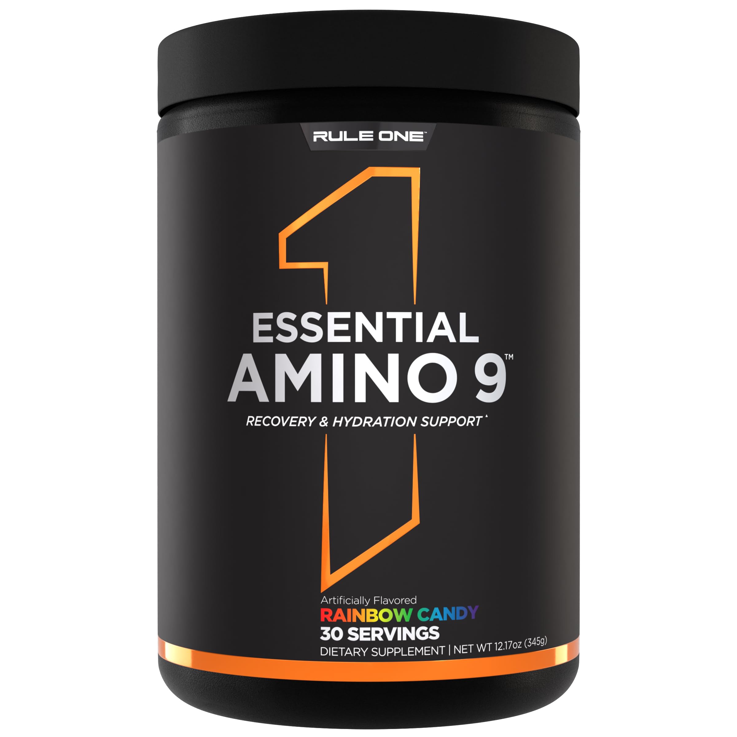 Rule 1 Proteins Essential Amino 9 BCAAs 345g front view