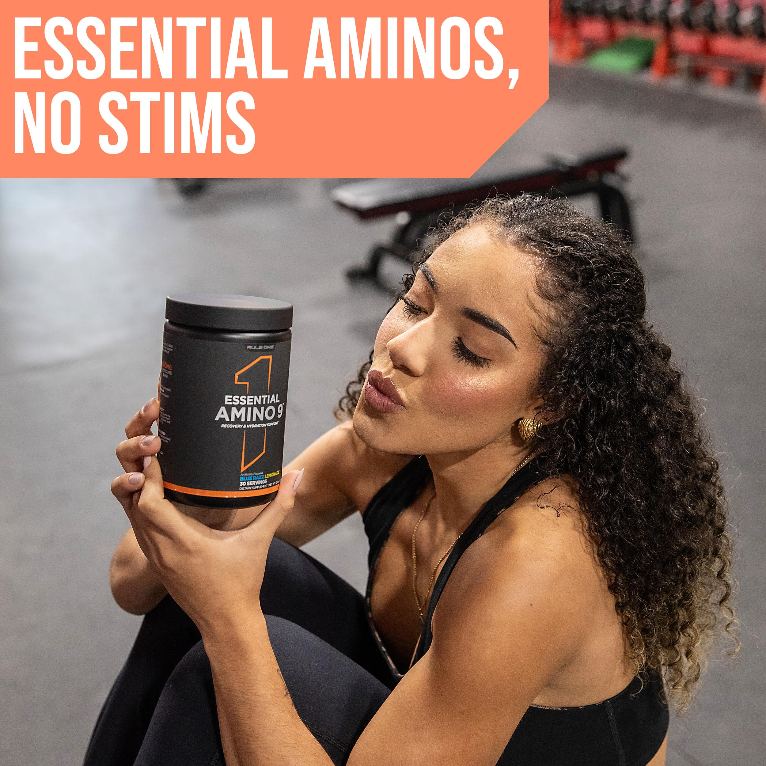 Rule 1 Proteins Essential Amino 9 BCAAs 345g side view