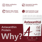 Rulinal Astaxanthin softgels in a hand for size reference