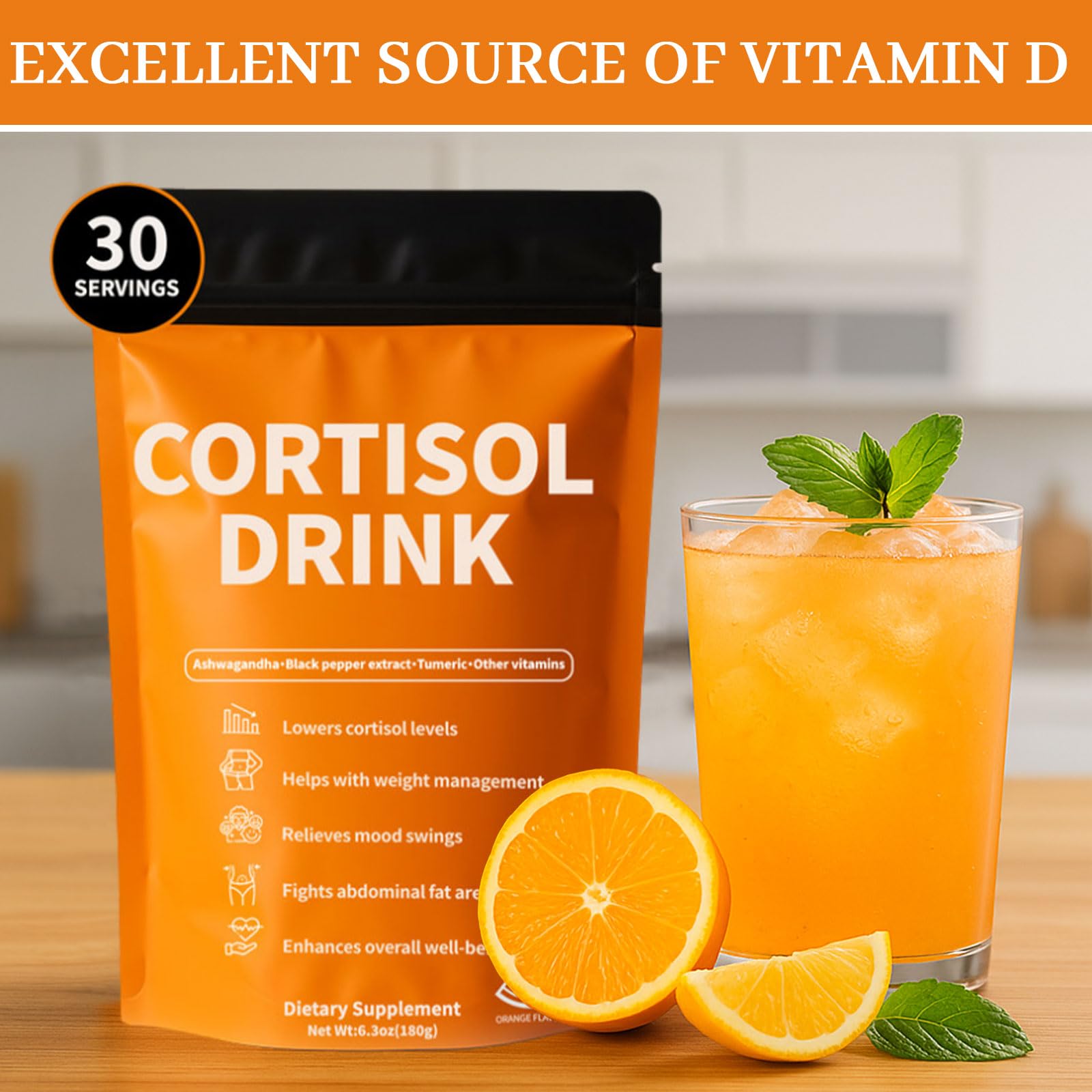 Rulinal Cortisol Drink Powder ingredients list