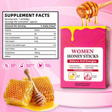 Rulinal Shilajit Honey Stick close-up showing honey texture