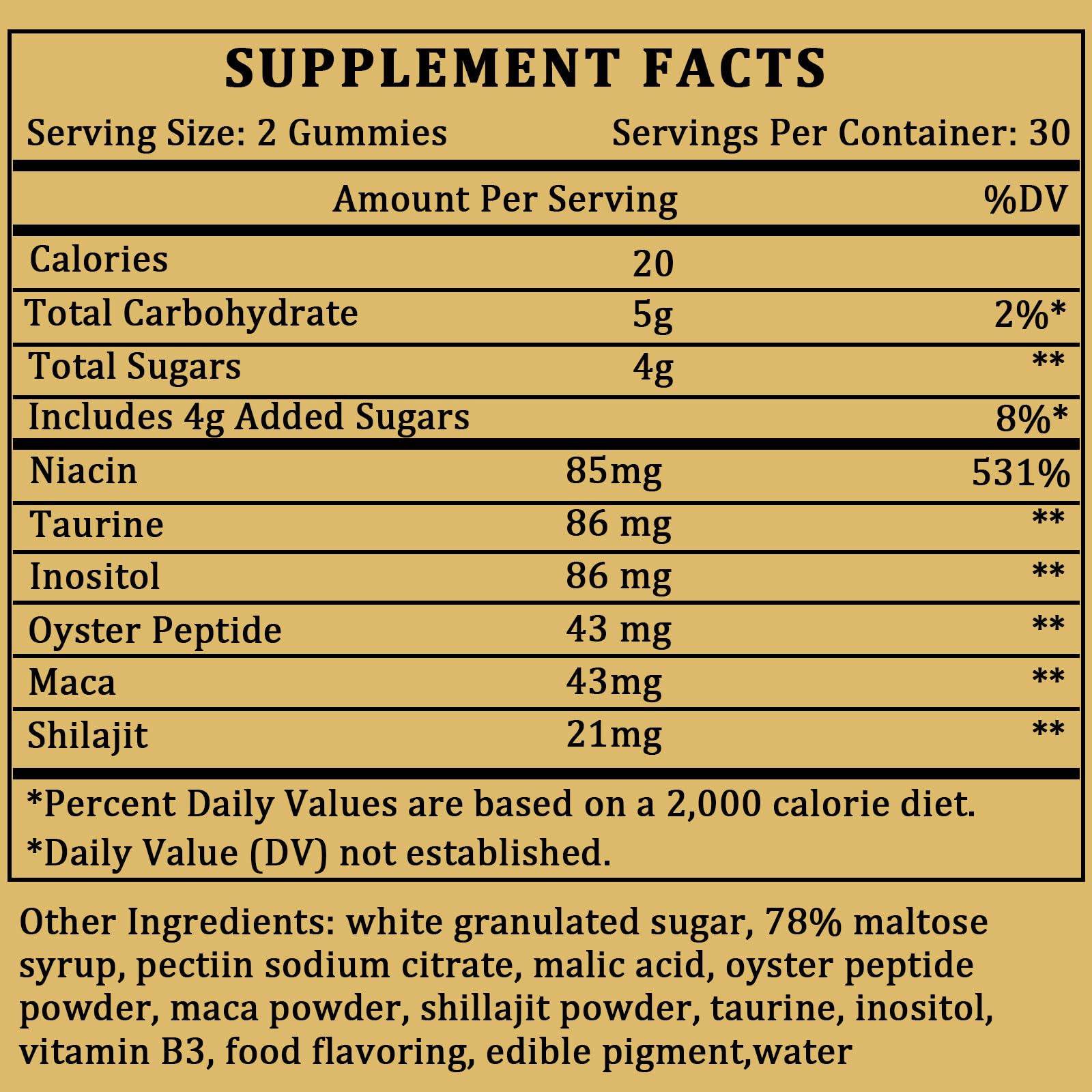 Rulinal support Gummies showing gummies in a hand