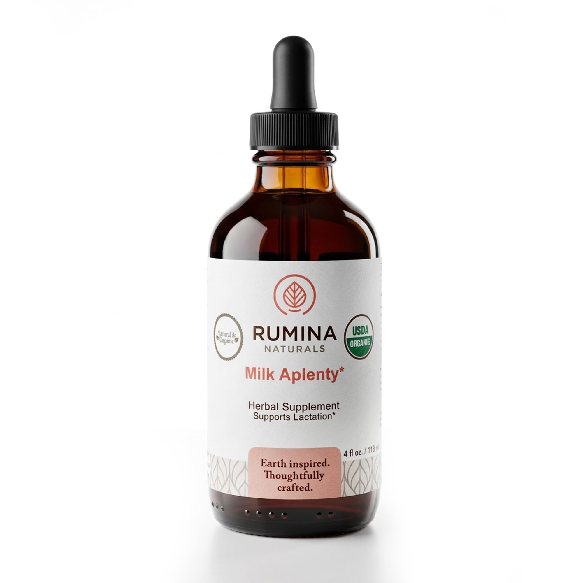 Rumina Naturals Milk Aplenty Lactation Supplement 222g front view