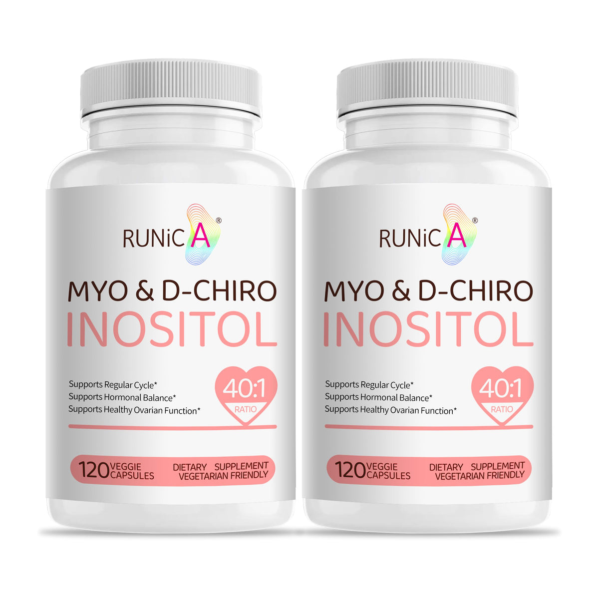 RUNICA Inositol Supplement 2000mg Myo-Inositol front view