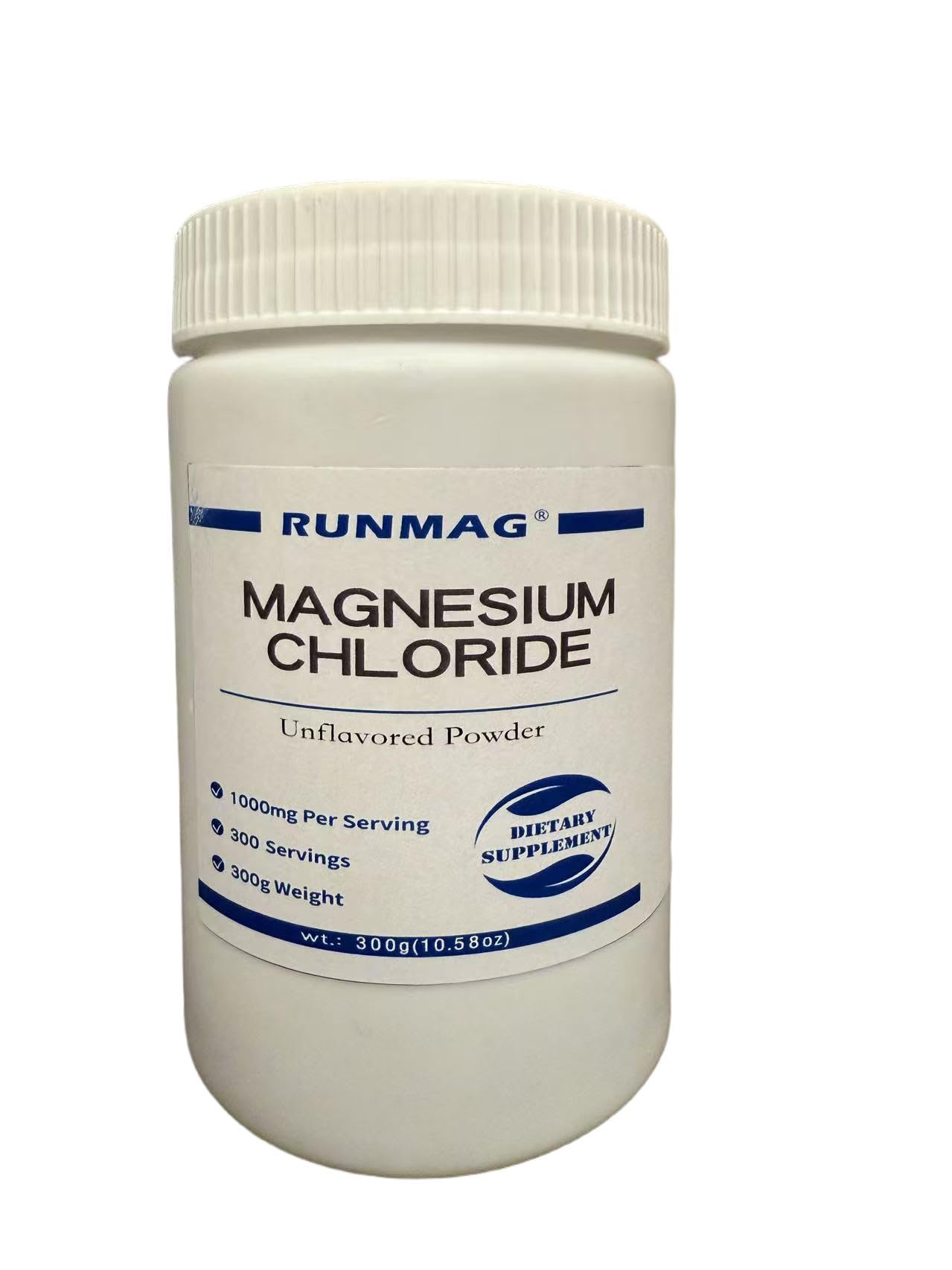 RUNMAG Magnesium Chloride Powder 300g front view