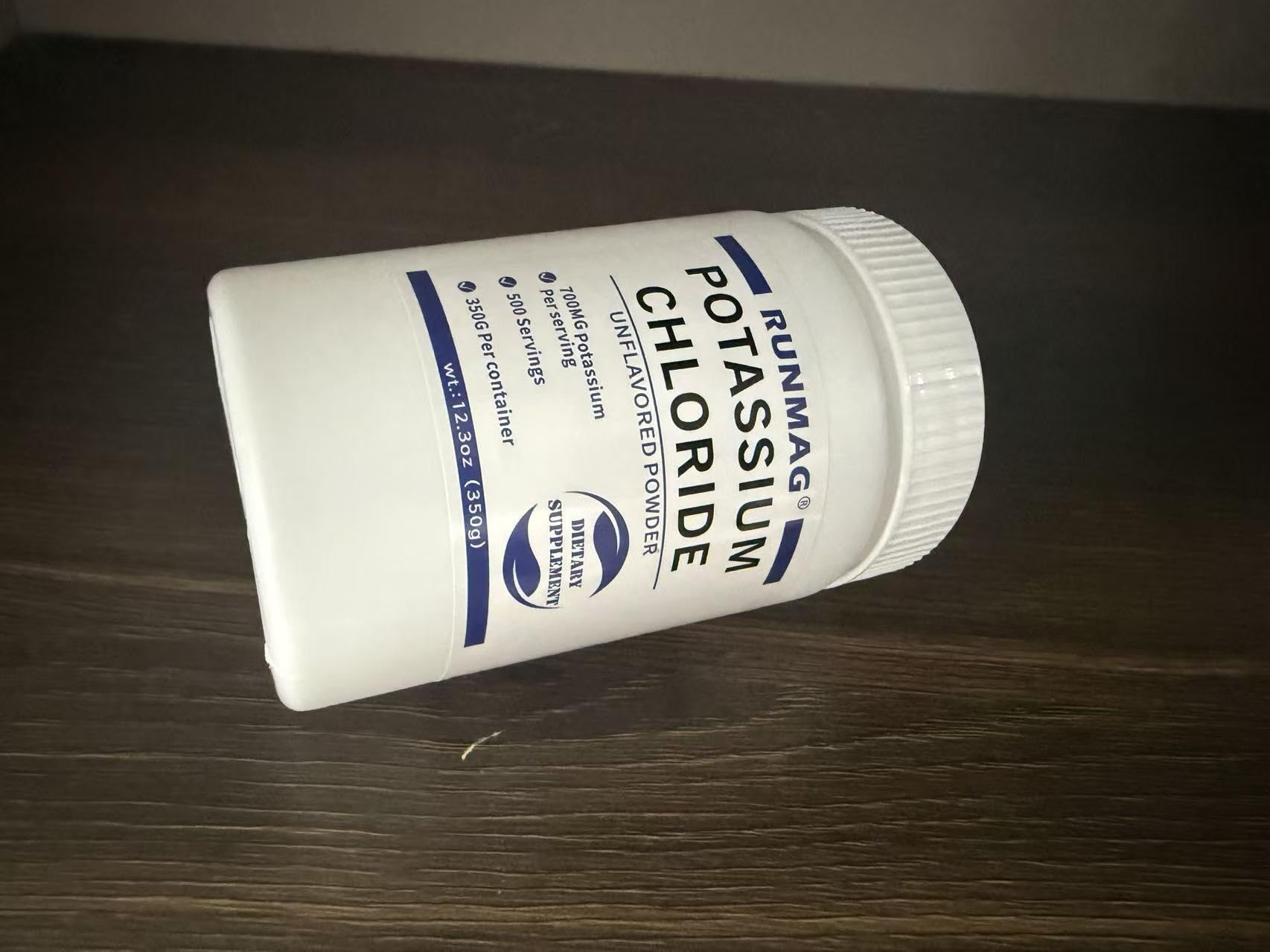 RUNMAG Potassium Chloride Powder 350g serving suggestion