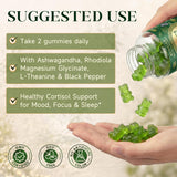 RUNUAN Cortisol Gummies back of packaging