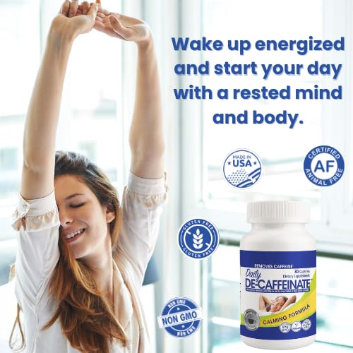 RUTA Daily De-Caffeinate Sleep Supplement Capsules side view