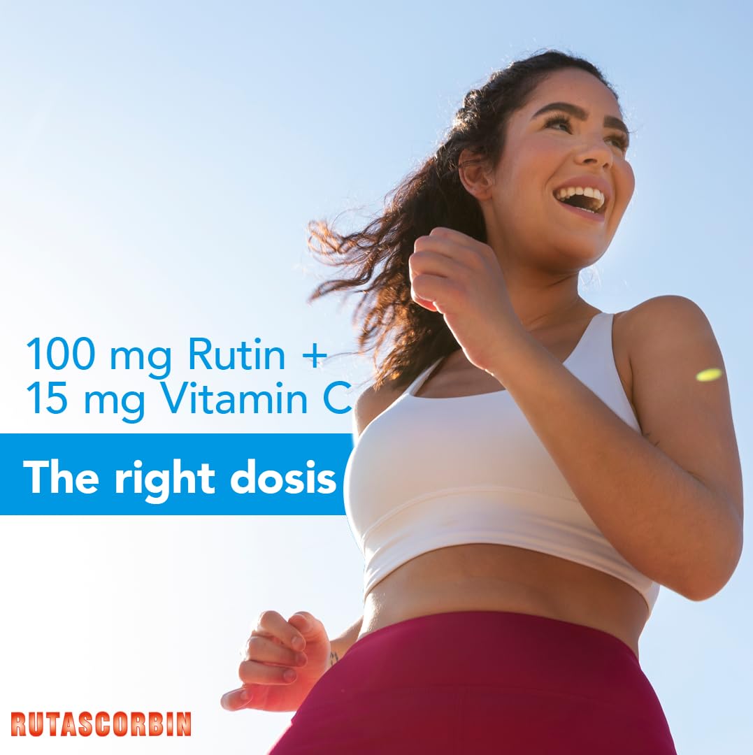 RUTASCORBIN Vitamin C with Rutin tablet close-up