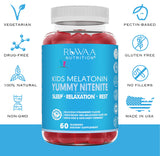 RUWAA NUTRITION Melatonin Kids Gummies 1mg with a child