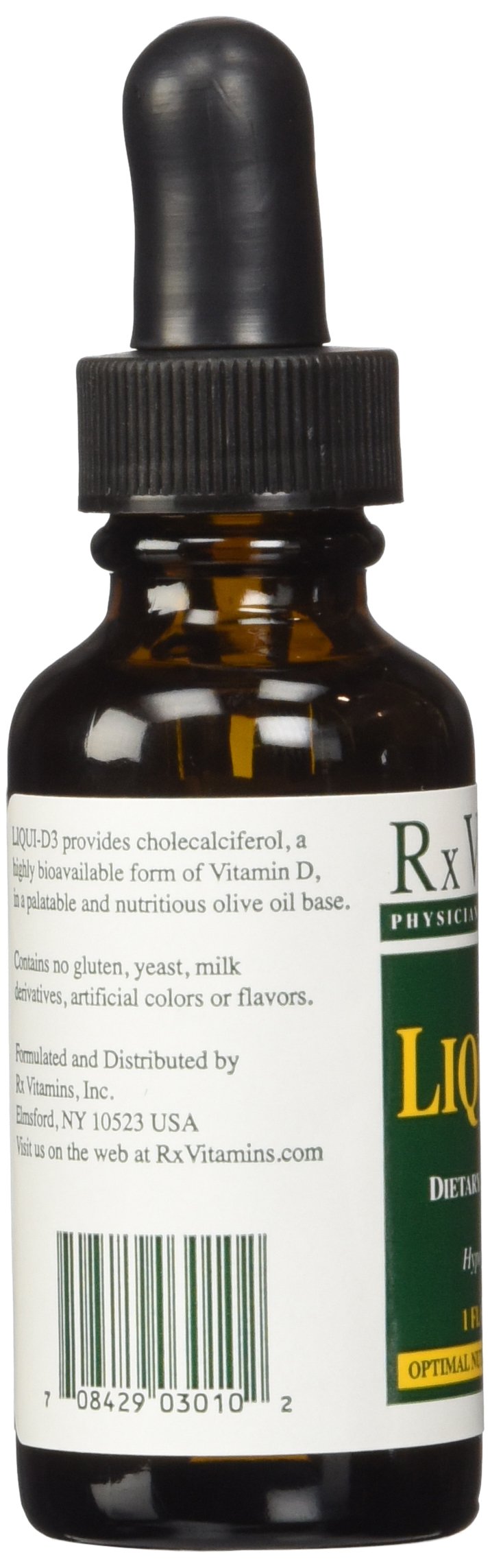Rx Vitamins Liqui-D3 2000 IU Vitamin D in olive oil base
