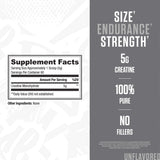 RYSE Up Supplements Creatine Monohydrate 300g side view