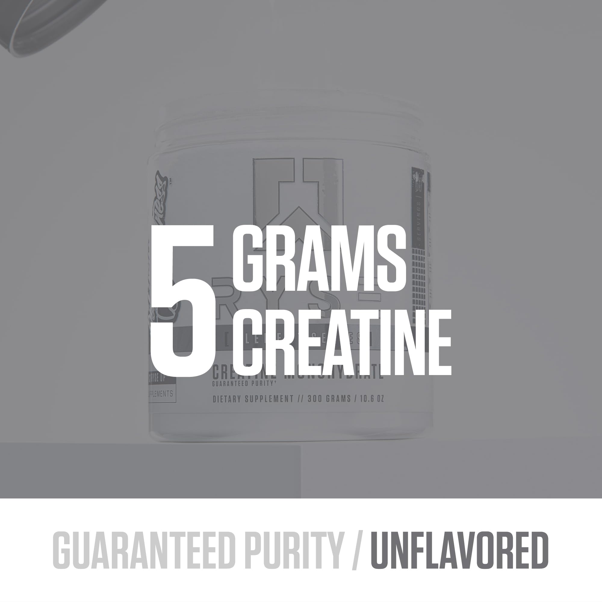 RYSE Up Supplements Creatine Monohydrate 635g scoop