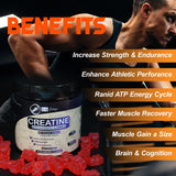 S.G Inc Creatine Gummies in a bowl
