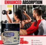 S.G Inc Creatine Gummies on a fitness mat