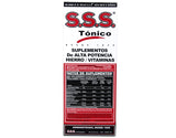 S.S.S. CO. Tonic Iron and Vitamin B Supplement with a measuring spoon