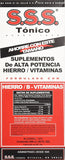 S.S.S. CO. Tonic Liquid Multivitamin 20 oz packaging