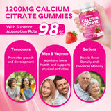 Saajoor Calcium Citrate Gummies close-up of gummies