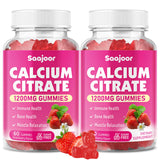 Saajoor Calcium Citrate Gummies front view with packaging