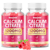 Saajoor Calcium Citrate Gummies front view with packaging