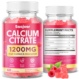 Saajoor Calcium Citrate Gummies front view with packaging