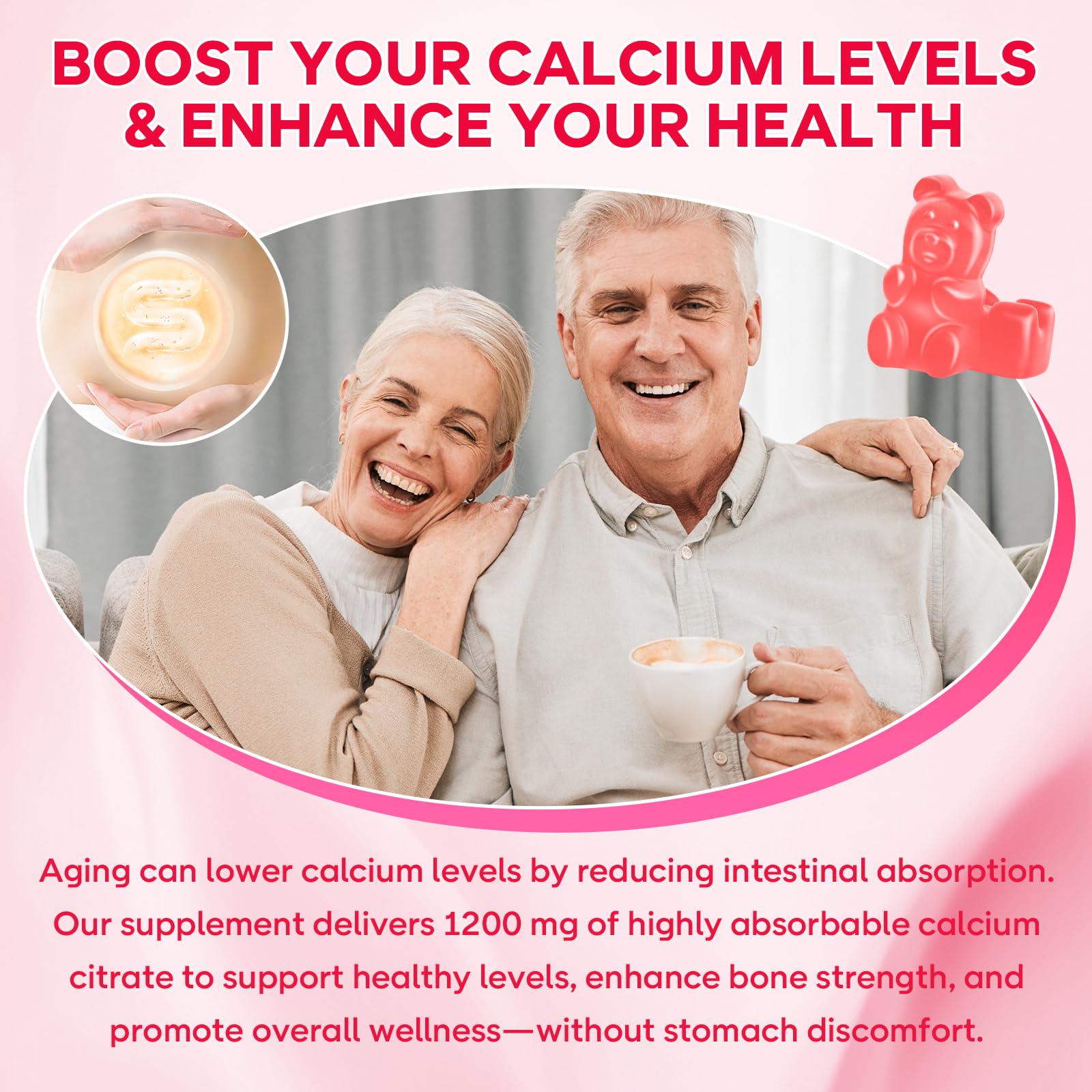 Saajoor Calcium Citrate Gummies ingredients list