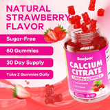Saajoor Calcium Citrate Gummies showing serving size