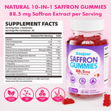 Saajoor Calm Clarity Gummies showing gummy texture and colour