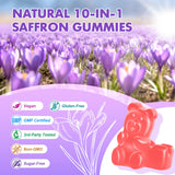 Saajoor Echinacea Gummies on a wooden table