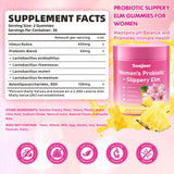 Saajoor Feminine Probiotics Gummies 170g back view showing ingredients