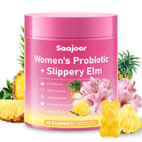 Saajoor Feminine Probiotics Gummies 170g front view with pineapple flavour