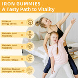 Saajoor Iron Gummies close-up of a single gummy