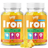 Saajoor Iron Gummies front view packaging with pineapple flavour