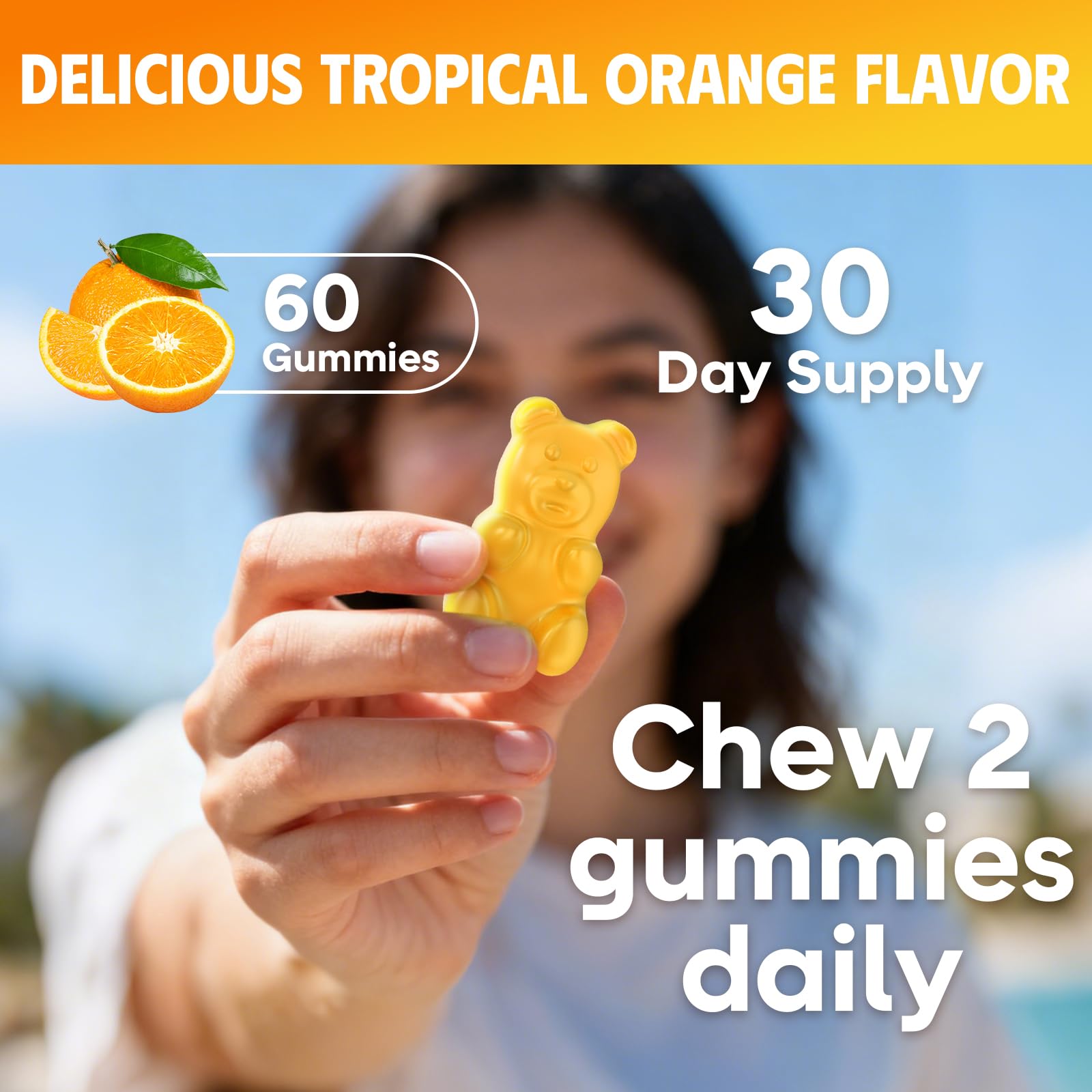 Saajoor Lutein Gummies in a bowl for easy serving