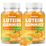 Saajoor Lutein & Zeaxanthin Gummies front view with packaging