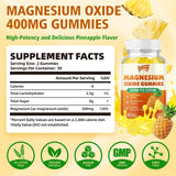 Saajoor Magnesium Gummies 500mg side view of packaging
